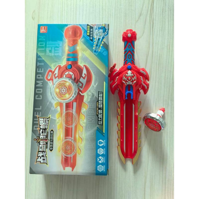 Традиционная светящаяся юла для детей, развивающая зрительно-моторную координацию красный